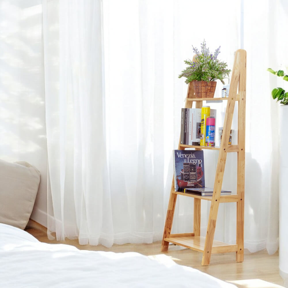 ชั้นวางของโล่ง 4 ชั้น Evergreen Furniture SSA530  64x33x148ซม.สีไม้ธรรมชาติ